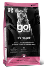 Voir l’image dans la galerie, Petcurean Go! Solutions - Vieillir en Santé, Saumon et Canard - Nourriture Sèche avec Grains pour Chiens