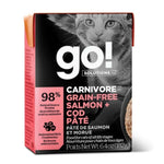 Voir l’image dans la galerie, Petcurean Go! Solutions Carnivore - Pâté de Saumon et Morue - Nourriture Humide Sans Grains pour Chats en Tetra Pak