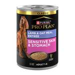 Voir l’image dans la galerie, Purina Pro Plan - Peaux et Estomacs Sensibles - Entrée d'Agneau et Farine d'Avoine Classique - Nourriture Humide pour Chiens Adultes