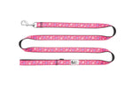 Voir l’image dans la galerie, RCP Laisse Motif 3/4x72" Traces de Pattes Rose