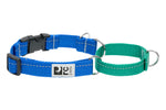 Voir l’image dans la galerie, RCP Collier Dressage Sangle Base XS Saphir/Perruche