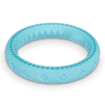 Voir l’image dans la galerie, Messy Mutts Totally Pooched - Jouet Anneau Chew'n Tug en Caoutchouc pour Chiens, 6.5"