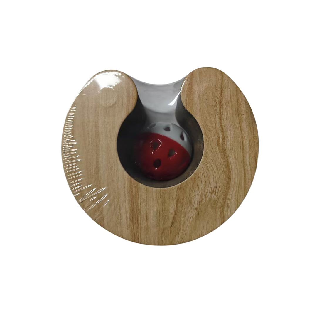 BüD'z - Jeu Cartonné avec Balle pour Chats, 23 cm