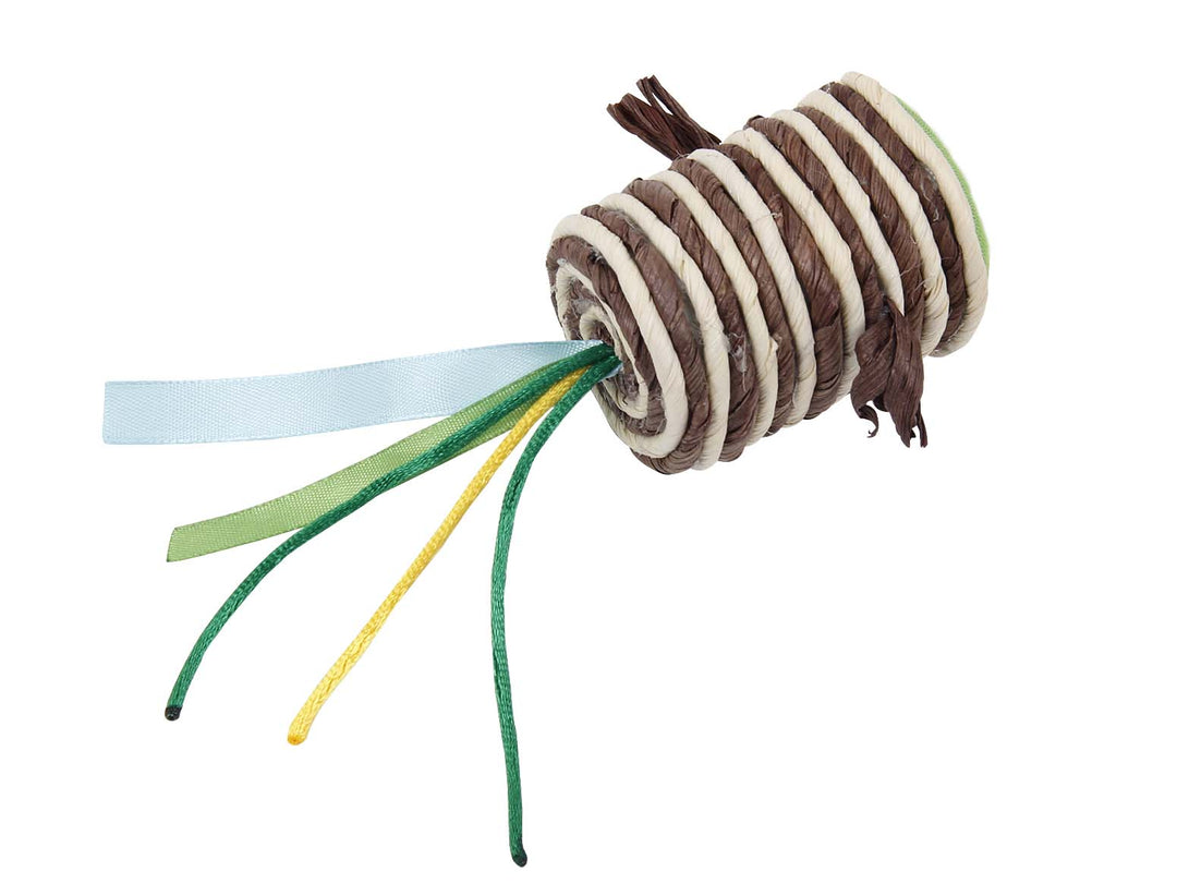 BüD'z - Jouet Rouleau en Corde avec Yeux pour Chats, 7 cm