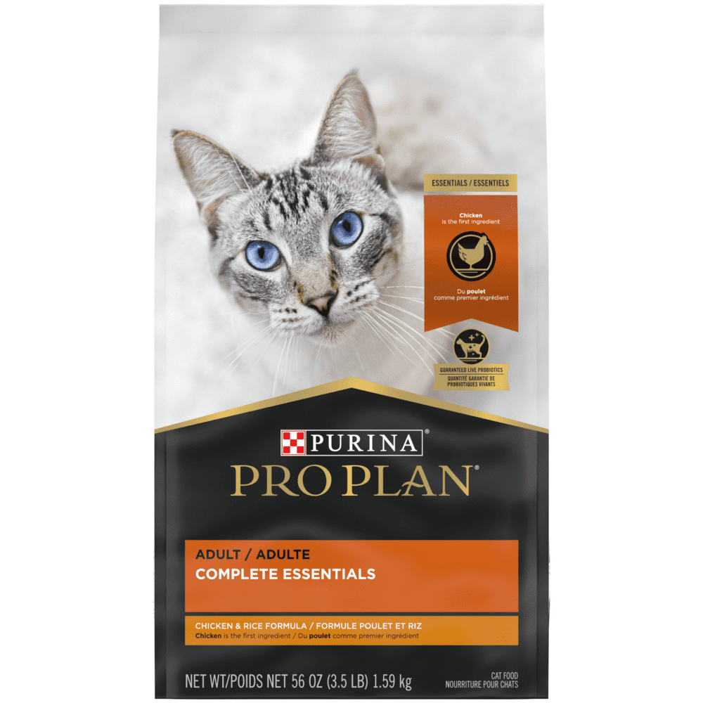 Pro Plan Complete Essentials - Poulet et Riz - Nourriture Sèche pour Chats Adultes