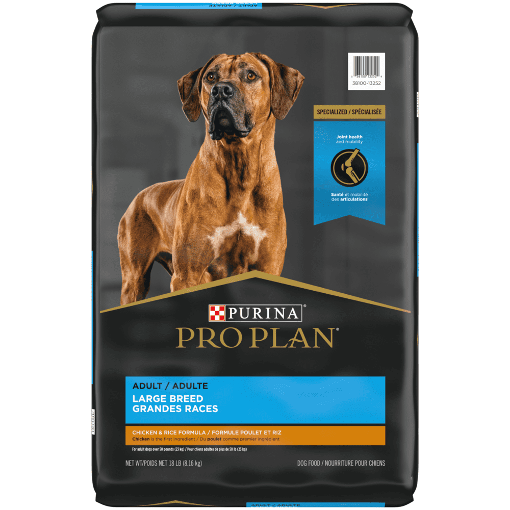 Purina Pro Plan - Poulet et Riz - Nourriture Sèche pour Chiens de Grandes Races