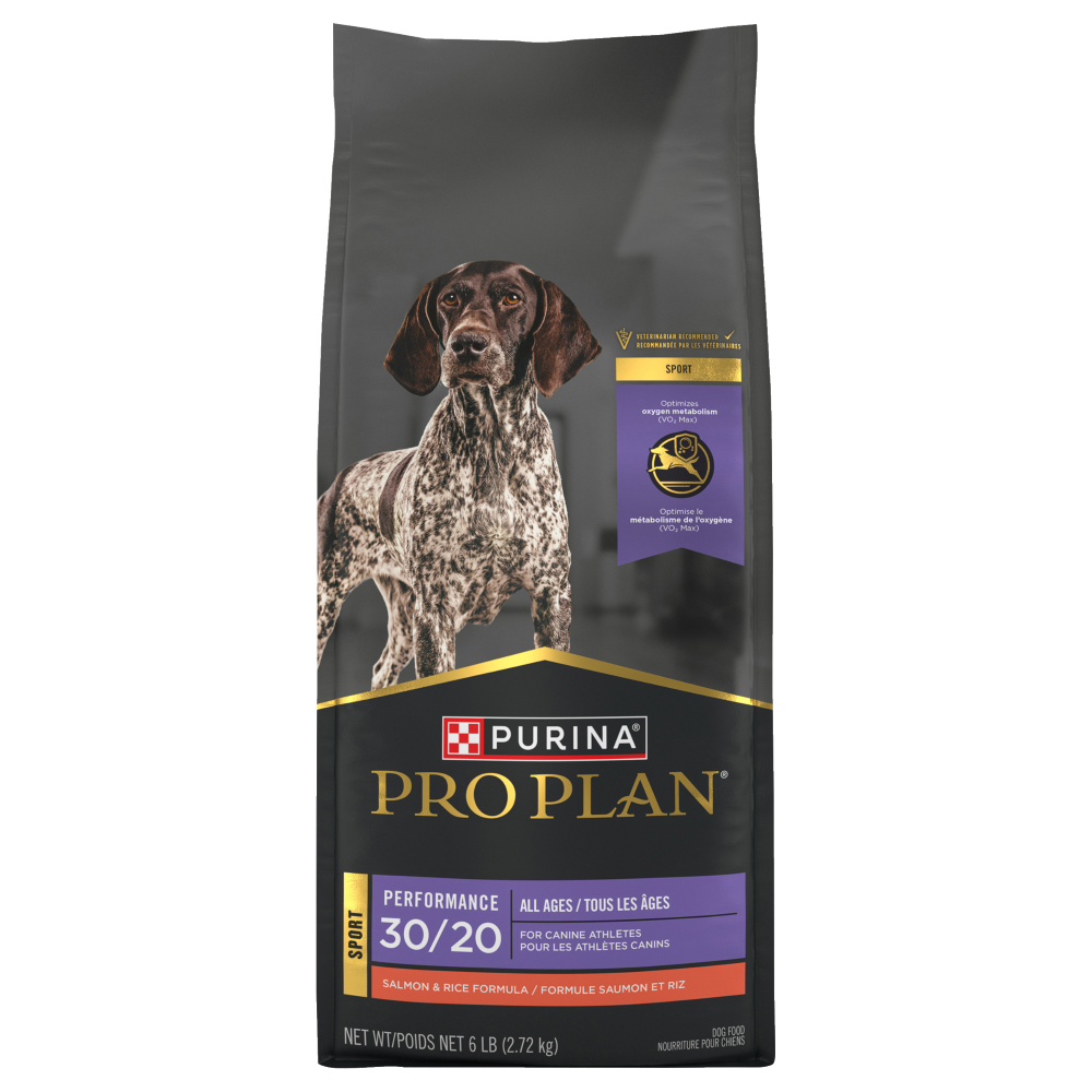 Purina Pro Plan - Sport, Performance 30/20, Saumon et Riz - Nourriture Sèche pour Chiens