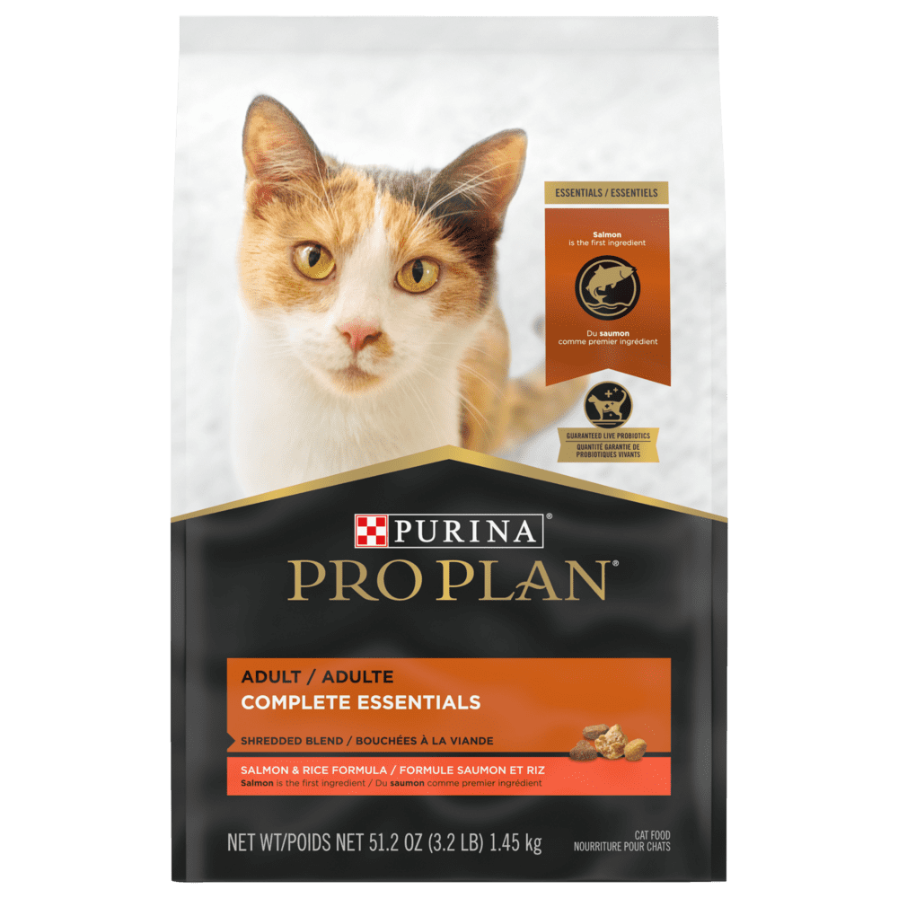Pro Plan Complete Essentials - Saumon et Riz - Nourriture Sèche pour Chats Adultes