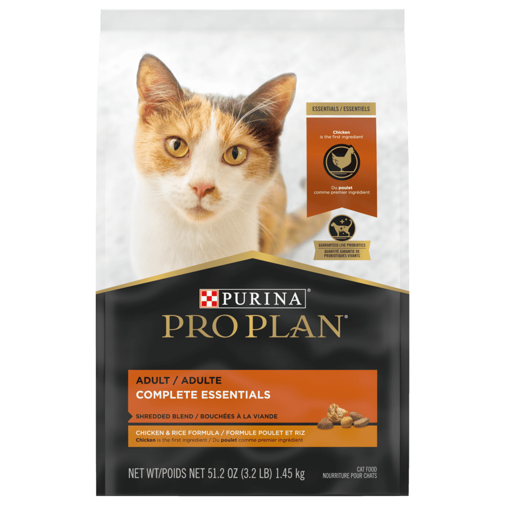 Pro Plan Complete Essentials - Poulet et Riz - Nourriture Sèche pour Chats Adultes