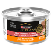 Purina Pro Plan Complete Essentials - Peaux et Estomacs Sensibles - Entrée de Poulet - Nourriture Humide Sans Grains pour Chats