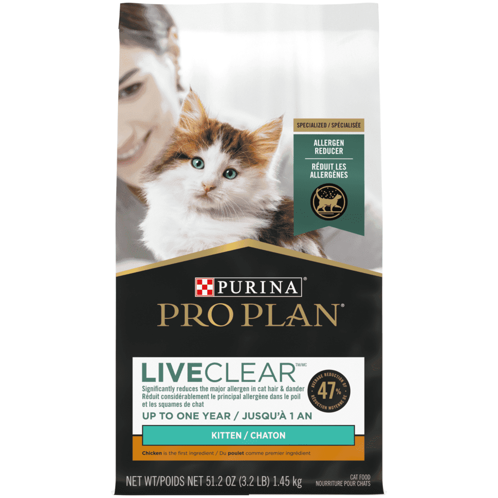 Pro Plan LiveClear - Poulet et Riz - Nourriture Sèche pour Chatons