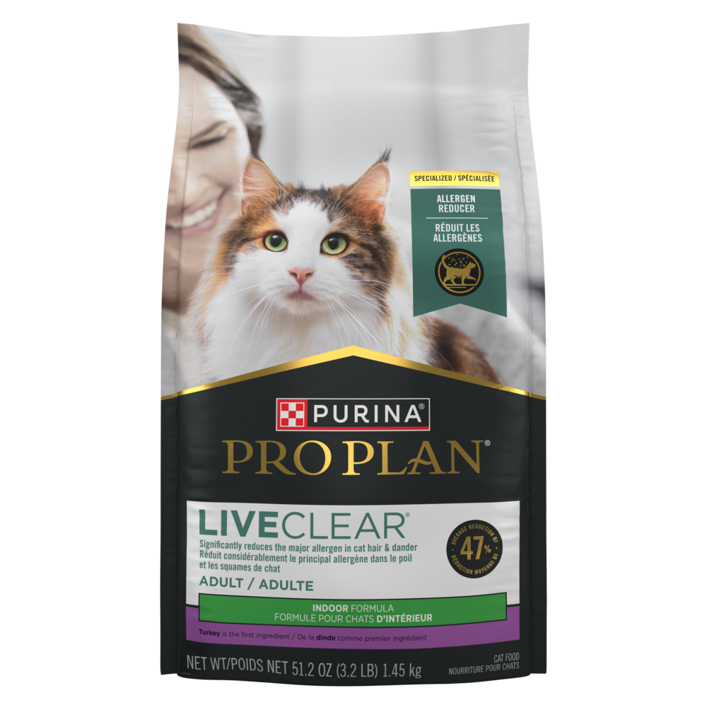 Pro Plan LiveClear - Dinde - Nourriture Sèche pour Chats Adultes d'Intérieur