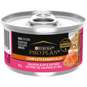 Purina Pro Plan Complete Essentials - Entrée de Saumon et Riz en Sauce - Nourriture Humide pour Chats Adultes