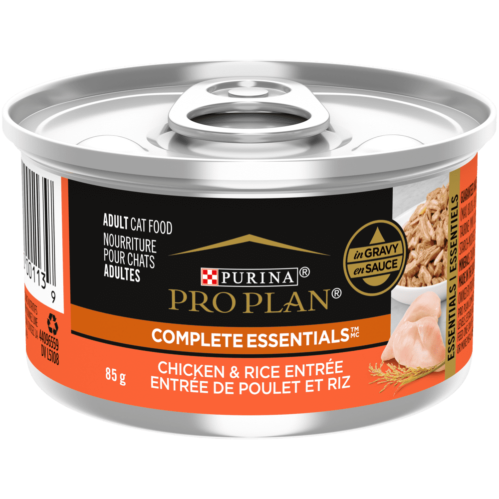 Purina Pro Plan Complete Essentials - Chat Adulte Poulet et Riz en Sauce - Nourriture Humide pour Chats