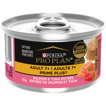 Voir l’image dans la galerie, Purina Pro Plan Classique - Prime Plus - Entrée de Saumon et Thon - Nourriture Humide Sans Grains pour Chats Adultes 7+ Ans