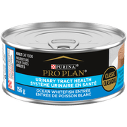 Purina Pro Plan Classique - Système Urinaire en Santé - Entrée de Poisson Blanc - Nourriture Humide pour Chats Adultes