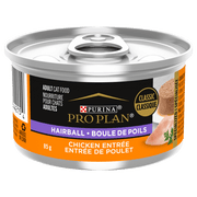 Purina Pro Plan - Chat Adulte Boule de Poils Pâté de Poulet - Nourriture Humide pour Chats