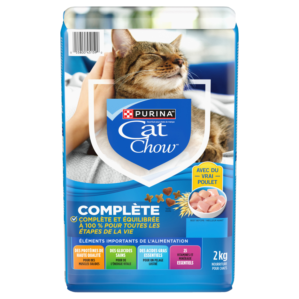 Purina Cat Chow - Nourriture pour Chats de Toutes les Étapes de la Vie