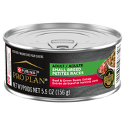 Purina Pro Plan - Entrée de Boeuf et Haricots Verts en Sauce - Nourriture Humide pour Chiens Adultes de Petites Races
