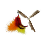 Voir l’image dans la galerie, BüD'z - Jouet Hélicoptère Rayé et Plumes pour Chats
