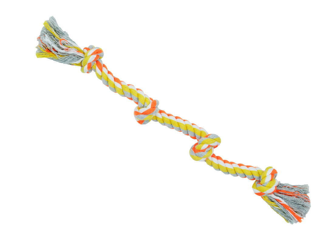 BüD'z - Jouet de Corde à 4 Noeuds pour Chiens, 38.75 cm