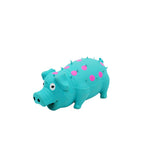 Voir l’image dans la galerie, BüD'z - Jouet Cochon à Pois Roses en Latex avec Couineur pour Chiens, 15 cm