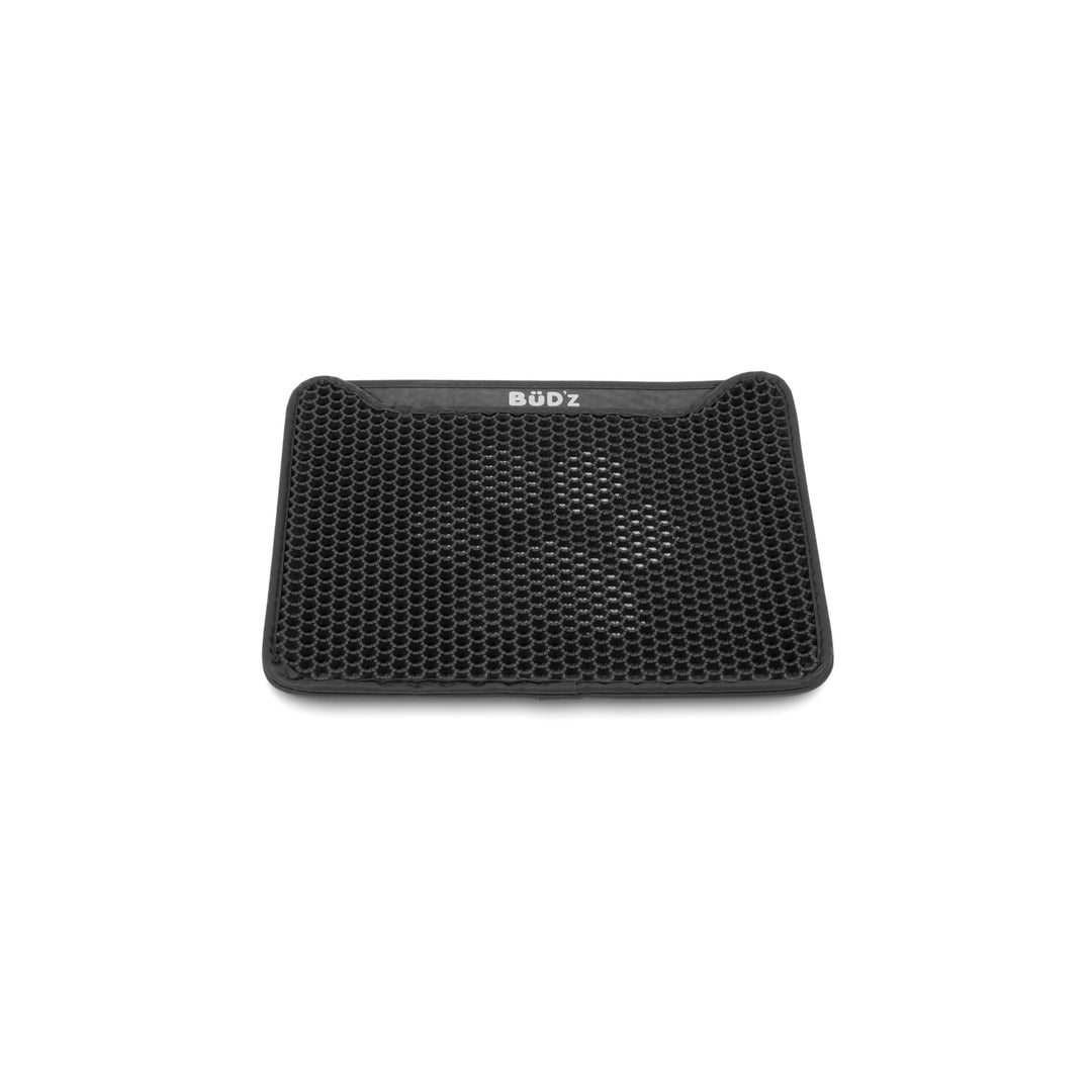 BüD'z - Tapis à Litière Double Couche Motif Pattes - Tapis à Litière pour Chats