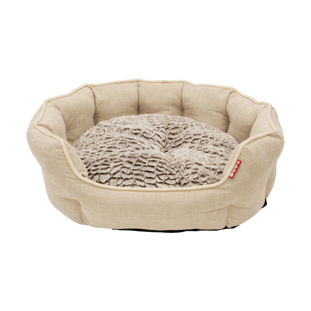 BüD'z Deluxe - Lit Rond à Rebords Élevés - Lit pour Chiens