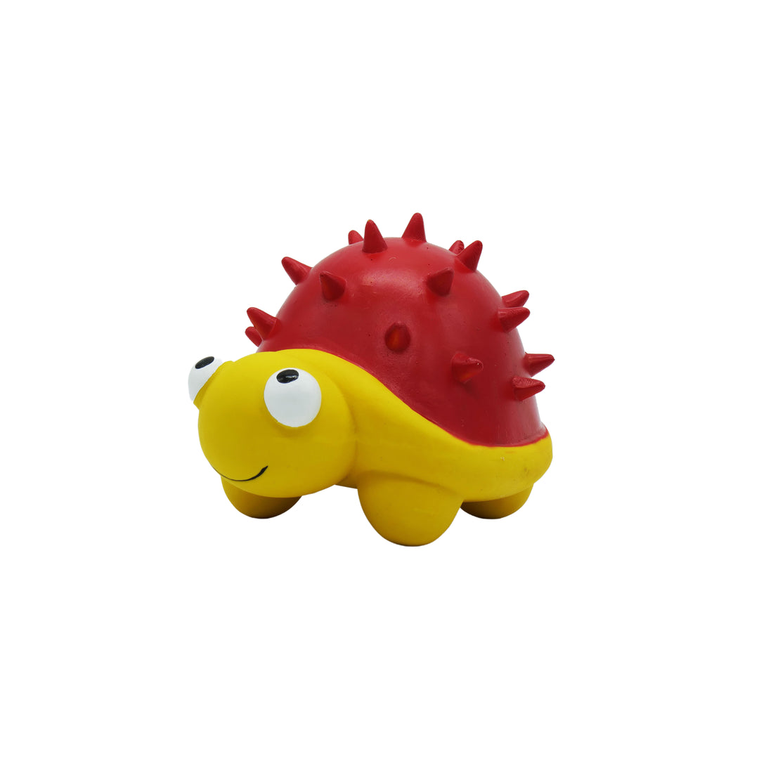 BüD'z - Jouet Tortue en Latex avec Couineur pour Chiens, 12.5 cm