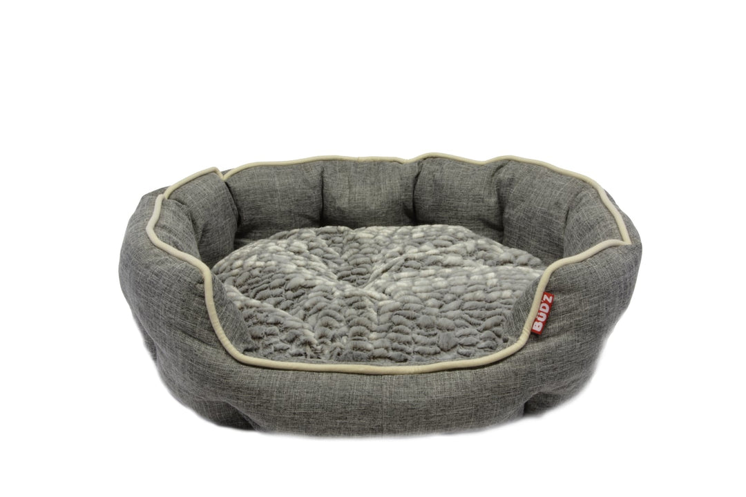 BüD'z Deluxe - Lit Rond à Rebords Élevés - Lit pour Chiens