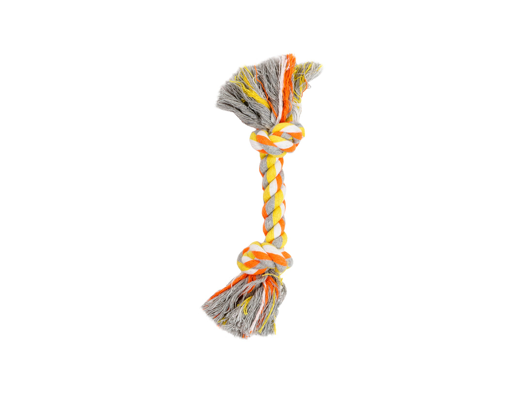BüD'z - Jouet de Corde à 2 Noeuds pour Chiens, 22 cm