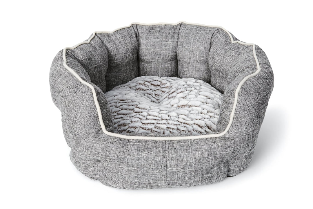 BüD'z Deluxe - Lit Rond à Rebords Élevés - Lit pour Chiens