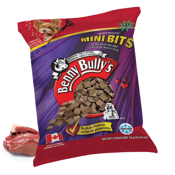 BENNY BULLY'S Gâteries Chien Mini Coeur de Boeuf 16g