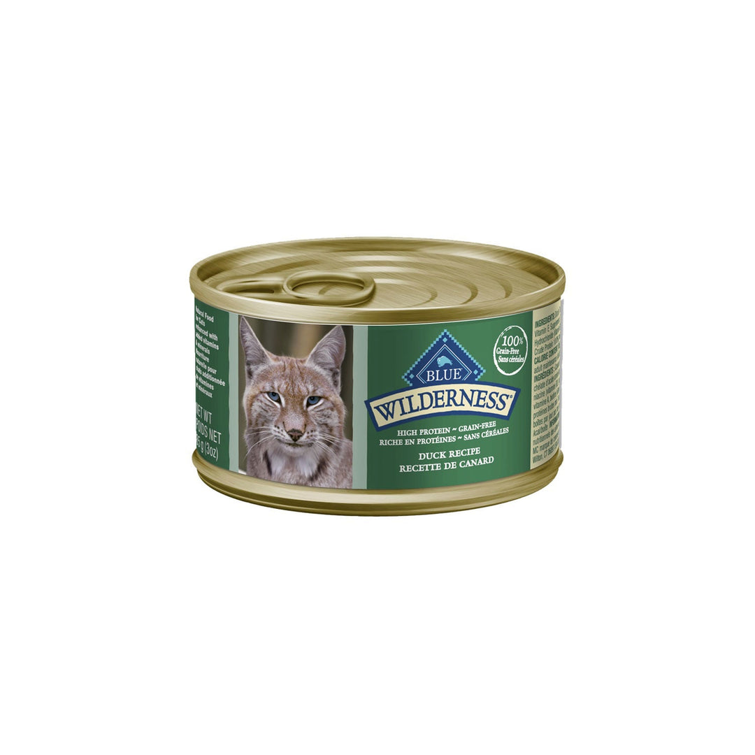 Blue Buffalo Wilderness - Chat Adulte Pâté de Canard - Nourriture Humide Sans Grains pour Chats
