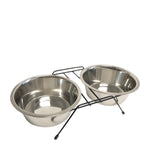 Voir l’image dans la galerie, GOO-EEZ Bols Doubles Inox avec Support S