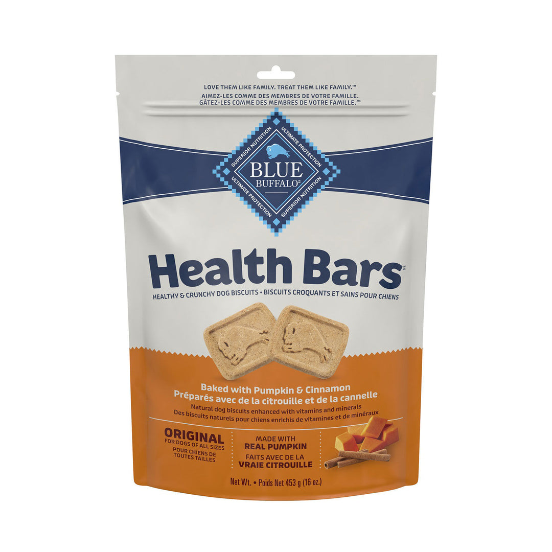 Blue Health Bars - Citrouille et Cannelle - Biscuits pour Chiens