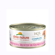 Almo Nature HQS Complete - Chat Saumon et Papaye en Sauce - Nourriture Humide pour Chats