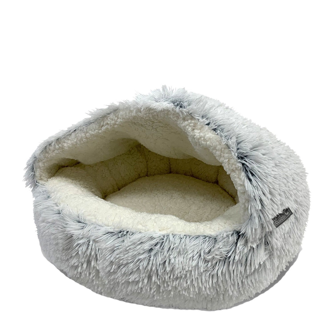 CLOE CLUZO Lit à Capuchon Brun/Beige