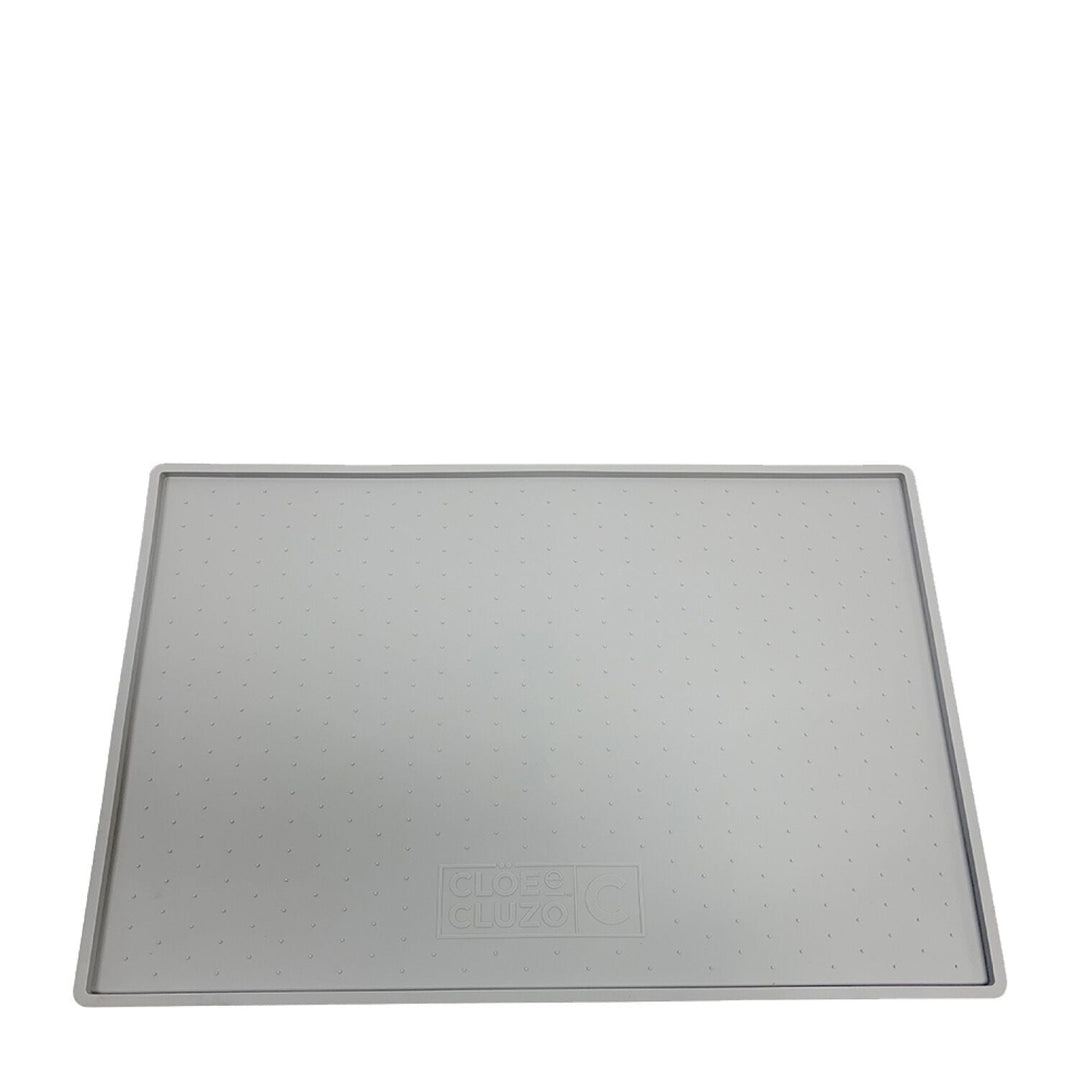 GOO-EEZ Tapis à Nourriture 14x21" Gris