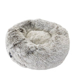 Voir l’image dans la galerie, CLOE CLUZO Lit De Luxe Rond en Peluche 28" Beige/Brun