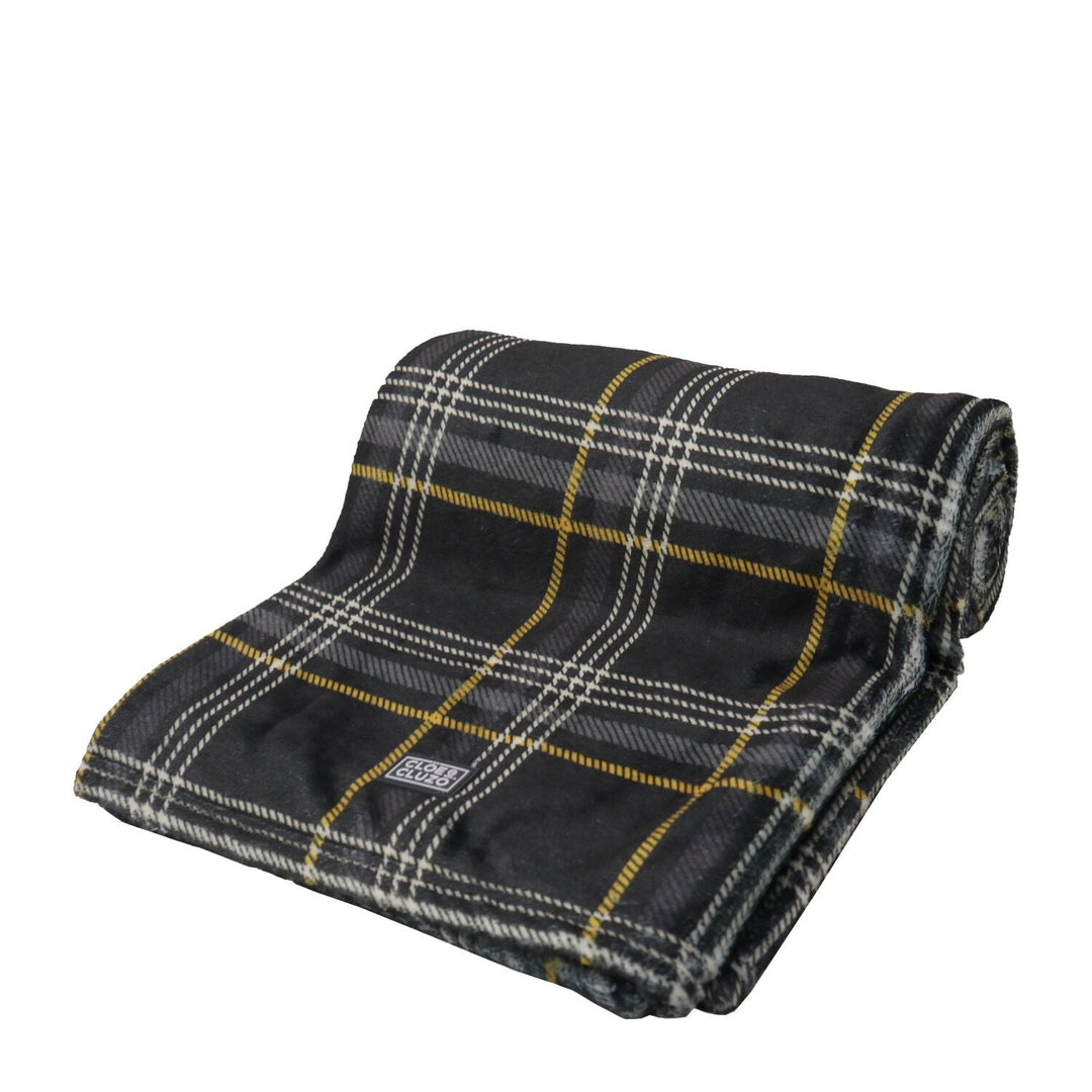 CLOE CLUZO Couverture de Lit 35x55" Gris Foncé