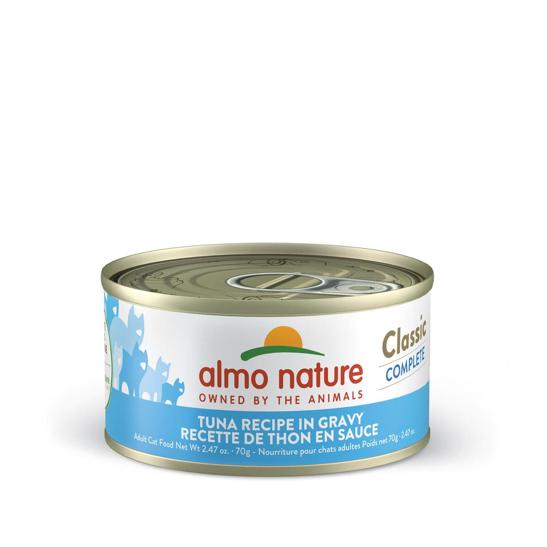 Almo Nature Classic Complete - Thon en Sauce - Nourriture Humide pour Chats Adultes