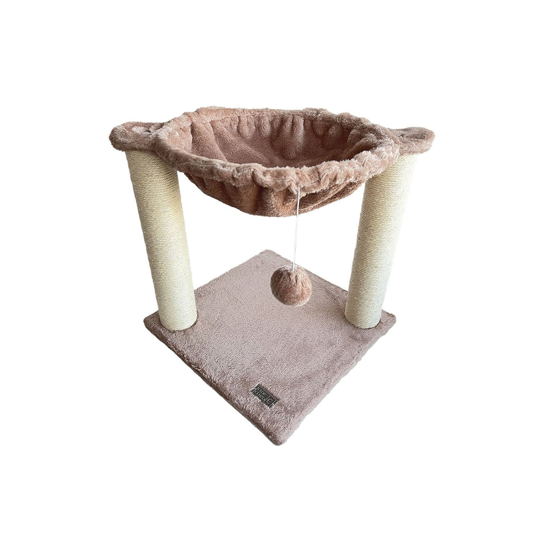 Cloe E Cluzo - Arbre à Chat Aspen de Style Hamac avec Poteau à Gratter, Taupe