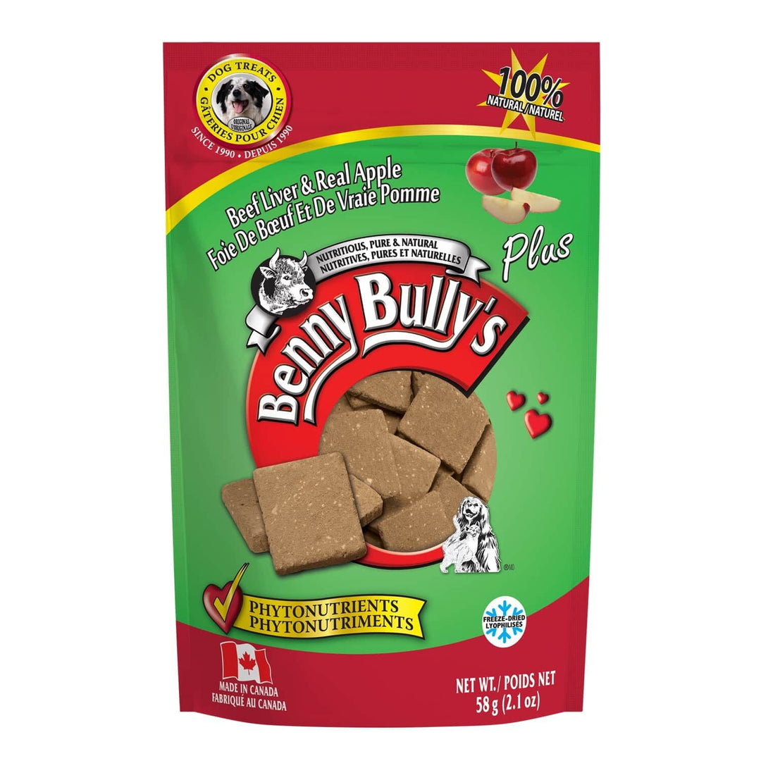 Benny Bully's - Foie de Boeuf et Pomme - Gâteries Lyophilisées pour Chiens
