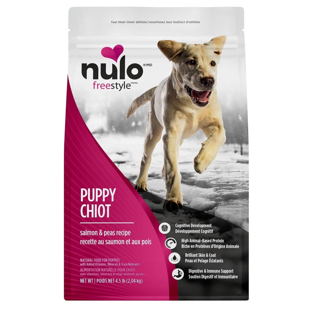Nulo Freestyle - Chiot Saumon et Pois - Nourriture Sèche Sans Grains pour Chiens