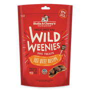 Stella & Chewy's Wild Weenies - Boeuf Nourri à l'Herbe - Gâteries d’Entraînement Lyophilisées Sans Grains pour Chiens