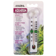 Marina - Thermomètre à Cristaux Liquides avec Ventouse - Thermomètre pour Aquariums