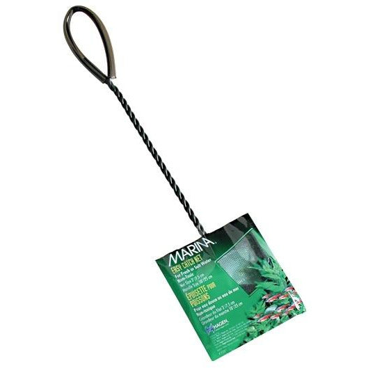 MARINA Easy Catch Épuisette Noire 3" pour Aquarium