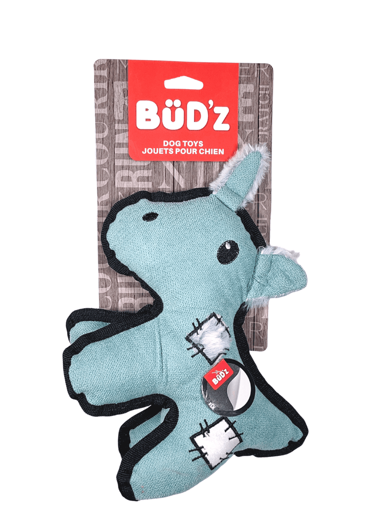 BüD'z Patchs - Jouet Licorne en Peluche pour Chiens, 23 cm