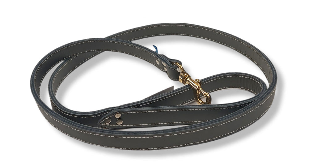 ARIZONA Laisse Cuir Double 1x48" Noir